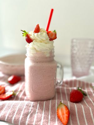 Jordbærmilkshake